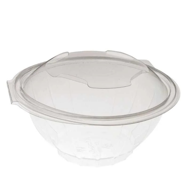 Bols Transparents Medium avec Couvercle - 75 cl - Lot de 50 Vente Flash