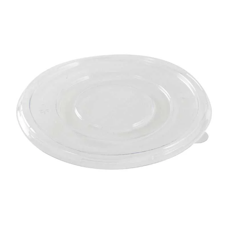 Couvercle PET pour Bol Rond en Bagasse 800 ml - Lot de 50 Promotion