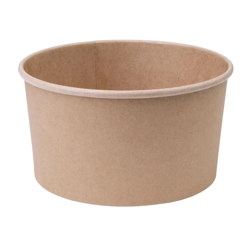 Bols Salade Kraft Ronds - 1 L - Lot de 300 Populaire