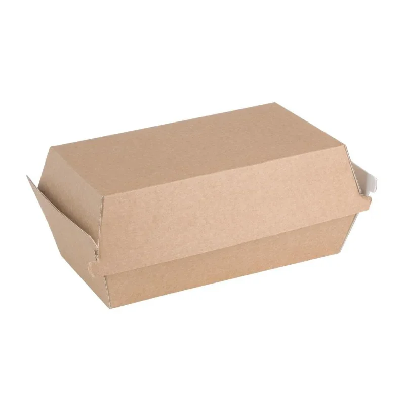 Petites Boîtes avec Couvercle à Charnière Compostables 172 mm - Lot de 200 Top Vente