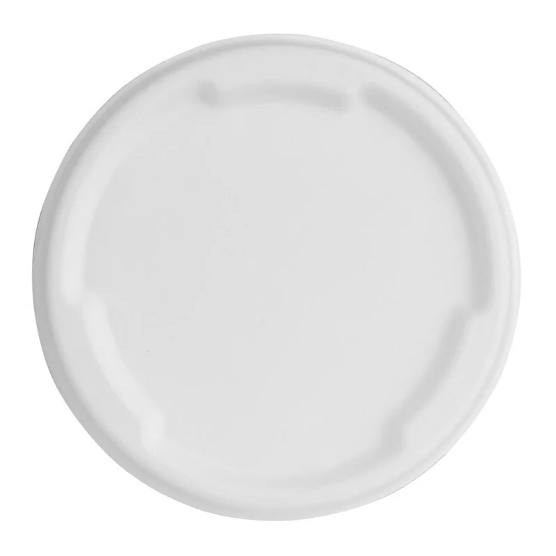 Prix Réduit Couvercles en Bagasse Compostable pour Bols de 400 et 500 ml - Lot de 50