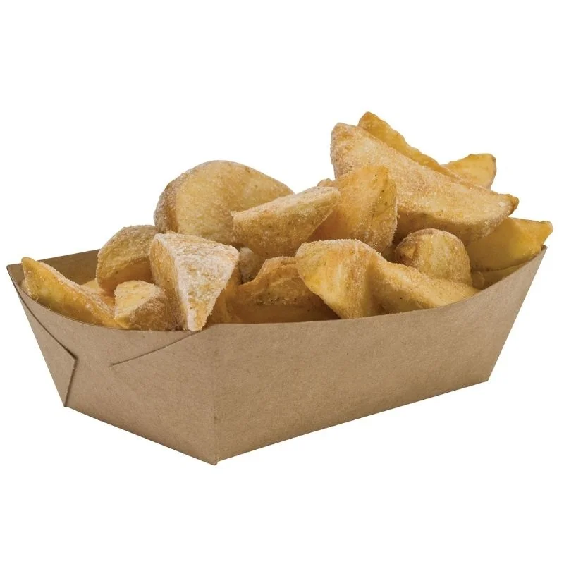Achetez Aujourd’hui Barquette à Frites en Kraft - L 100 x P 60 mm - Ecoresponsable - Lot de 250