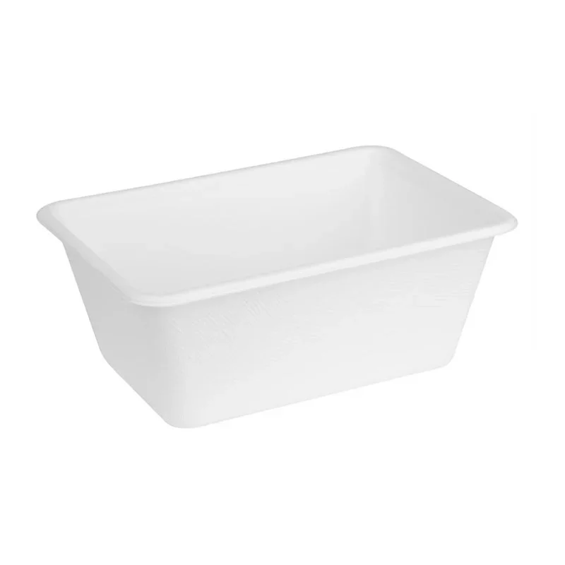 Nouveauté Barquettes Alimentaires en Bagasse Compostable 1000ml - Lot de 100