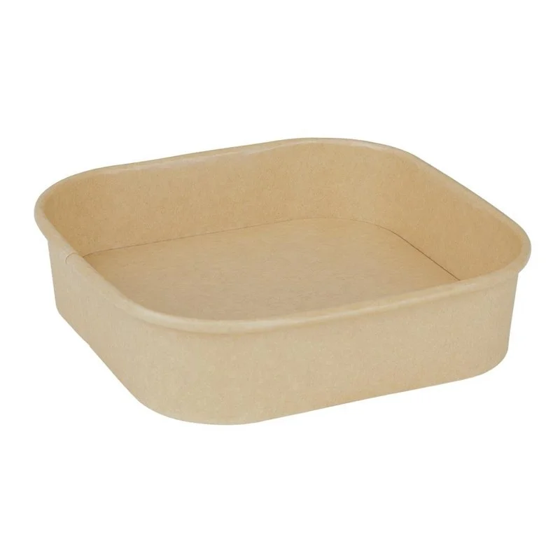 Usine Directe Barquettes Carrées Recyclable 1400 ml - Lot de 300