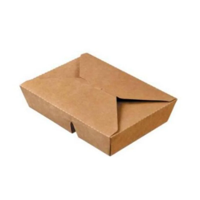 Quantité Limitée Boîte Repas à 2 Compartiments en Carton - 2 x 400 ml - Lot de 50