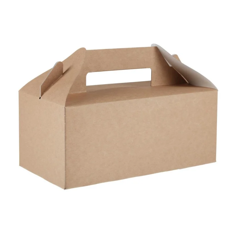 Authentique Petites Boîtes À Emporter Kraft Recyclables - Lot de 125
