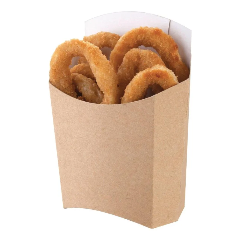 Promotion Saisonnière Grands Étuis À Frites Kraft Compostables - Lot de 1000