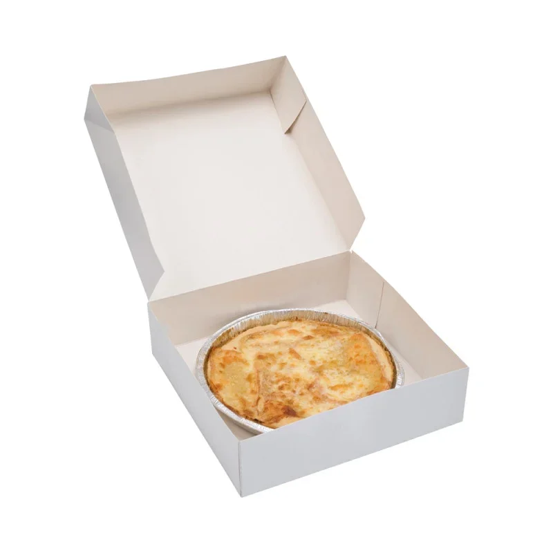 Quantité Limitée Boîte Pâtissière en Carton Blanc - 29 x 29 cm - Lot de 50