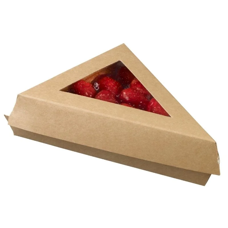 Triangle Snacking en Carton - 155 x 110 x 45 mm - Lot de 25 Acheter En Ligne