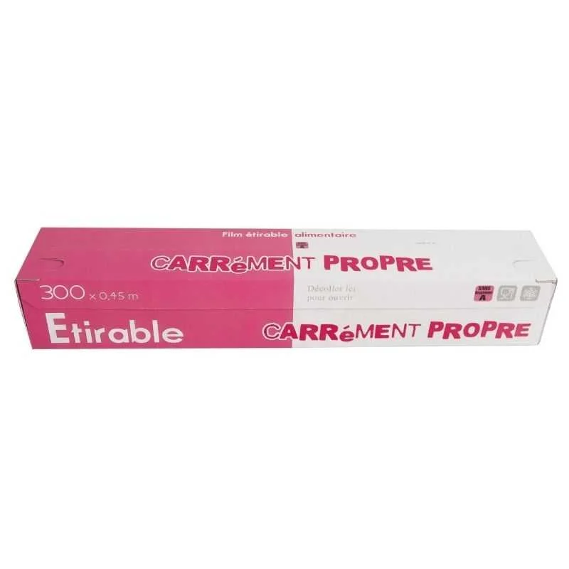 Offre Exclusive Boîte Distributrice avec Film Etirable Alimentaire - 300 x 0,45 m