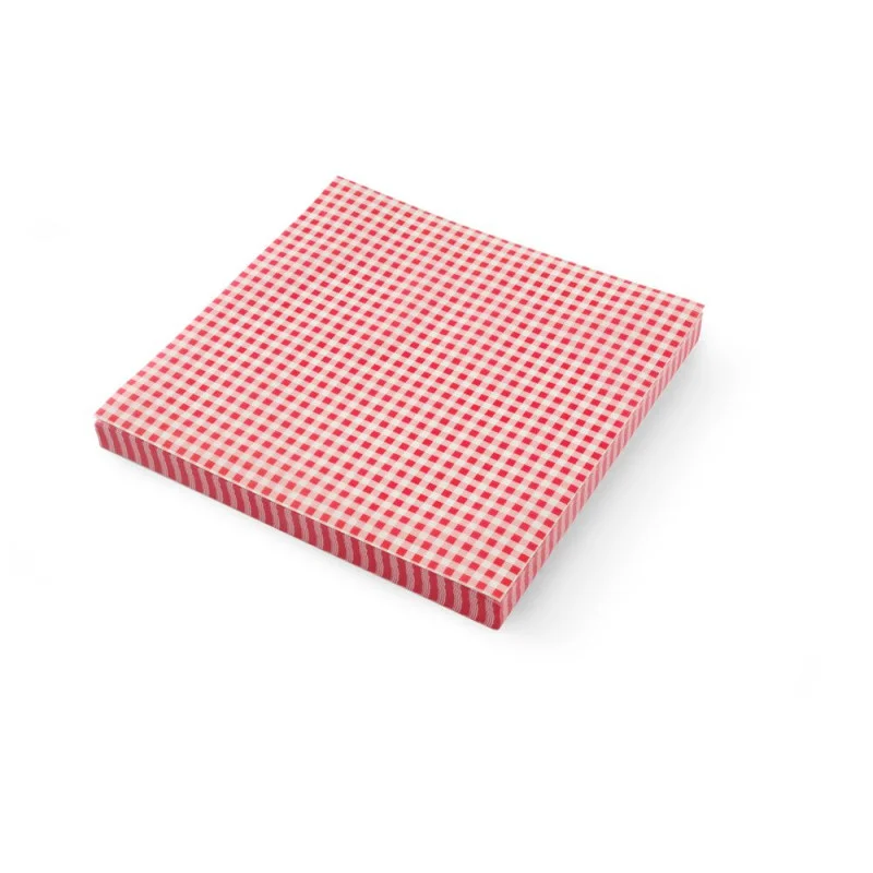 Top Vente Papier Sulfurisé Motif Carreaux - 306 x 305 mm - 500 Unités