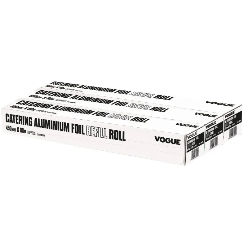 Rouleaux de Papier Aluminium pour Distributeur Wrap 450 - Lot de 3 Retour Gratuit