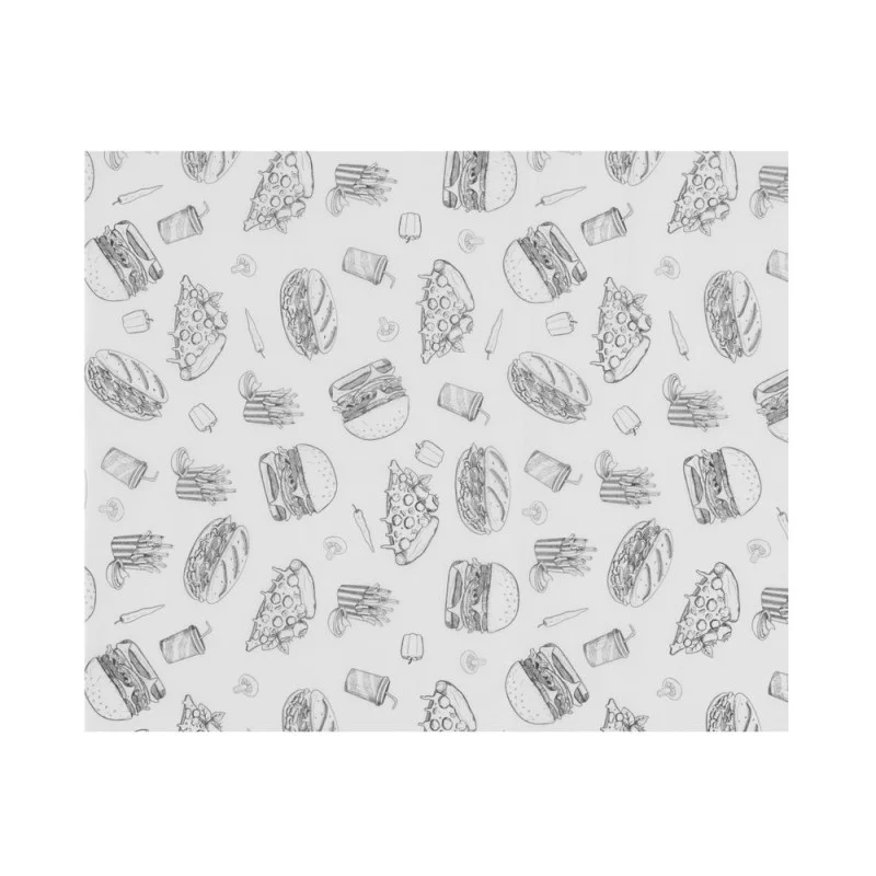 Haute Qualité Papier Ingraissable Hamburgers - 200 x 250 mm