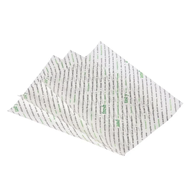 Feuilles de Papier Ingraissable Fresh et Tasty - Lot de 100 Solde