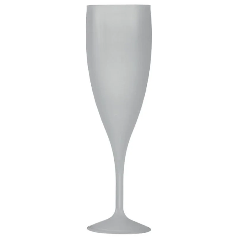 Flûte à Champagne Réutilisable en PP Givré 130 ml - Lot de 100 Offre Spéciale