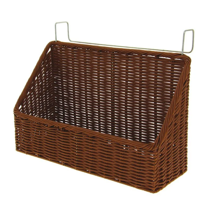 Panier à Suspendre en Polypropylène - Chocolat - L 400 x P 140 mm Pas Cher