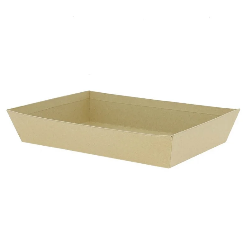Corbeille Rectangle en Papier Kraft PM - 260 x 200 mm Top Vente