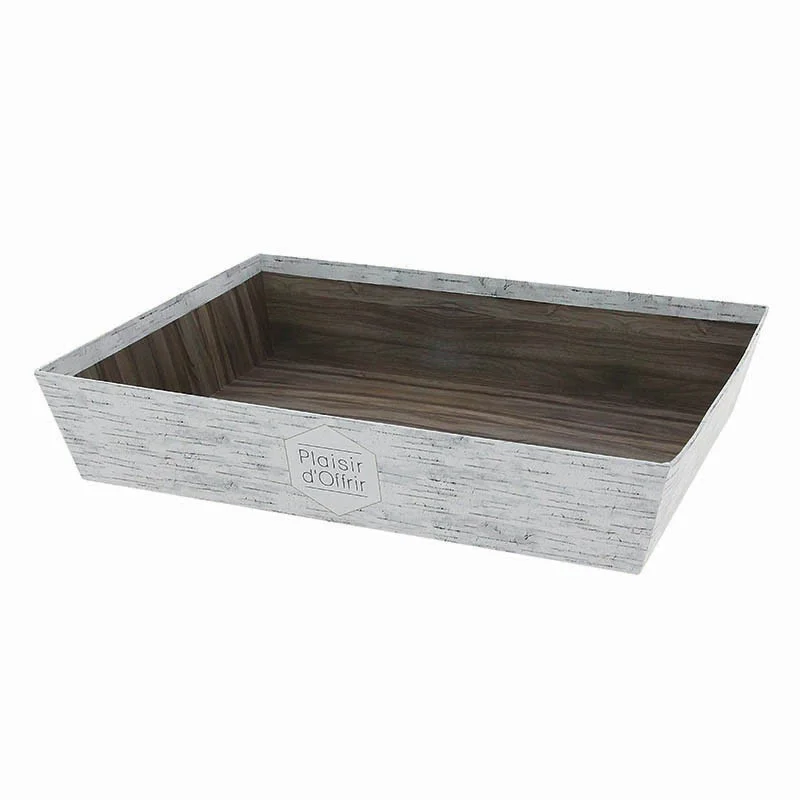 Corbeille Bouleau Rectangle MM - 330 x 200 mm Offre Spéciale