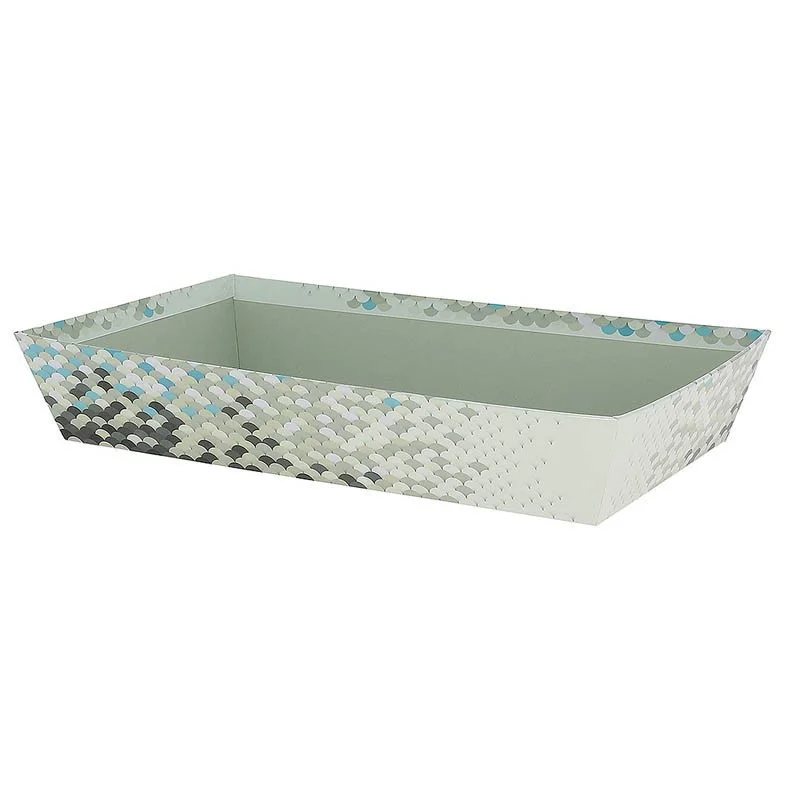 Corbeille Ecailles Rectangle MM - 330 x 200 mm Affaire À Saisir