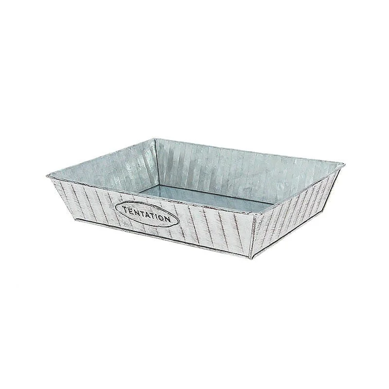Corbeille Metal Tentation Rectangle PM - 280 x 200 mm Achat Immédiat