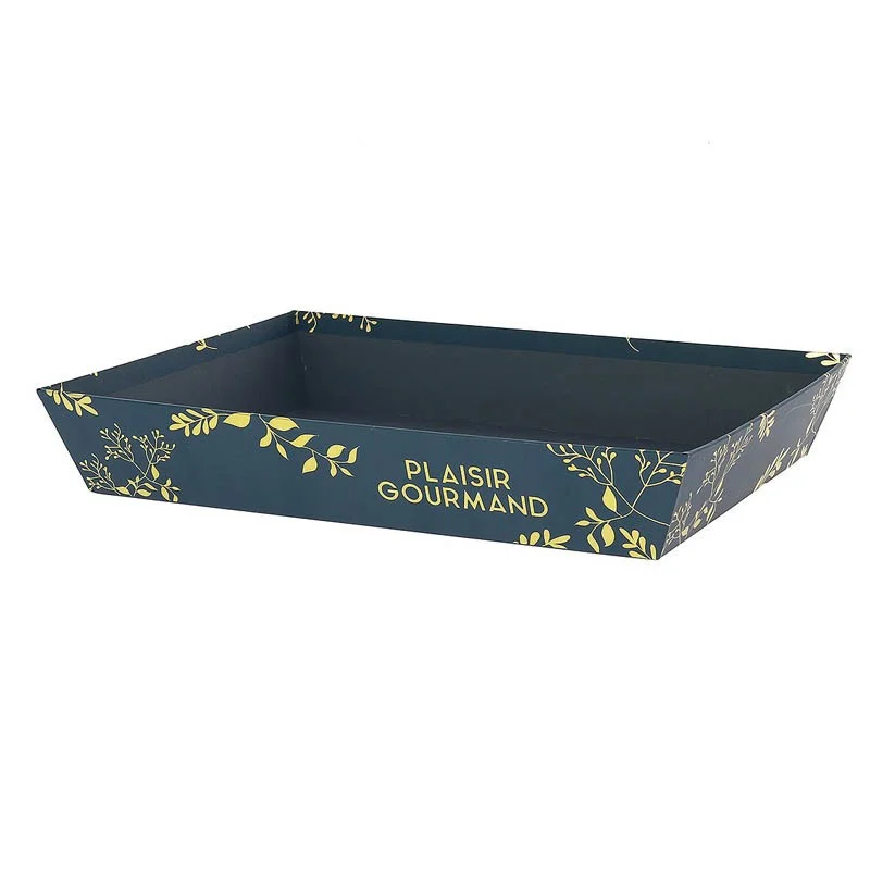 Corbeille Carton Rectangle Plaisir Gourmand GM- 360 x 270 mm Remise