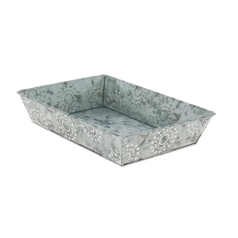 Offre Exclusive Corbeille Zinc Galaxie Rectangle PM - 280 x 200 mm