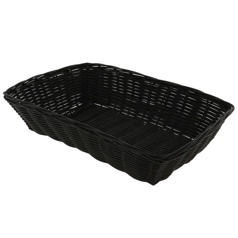 Expédié Aujourd’hui Corbeille Dordogne Noire en Polypropylène - 330 x 220 mm