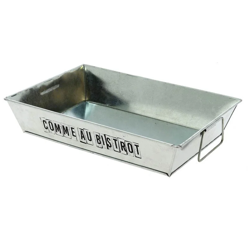 Corbeille Rectangle Métallic - 280 x 200 mm Expédié Aujourd’hui