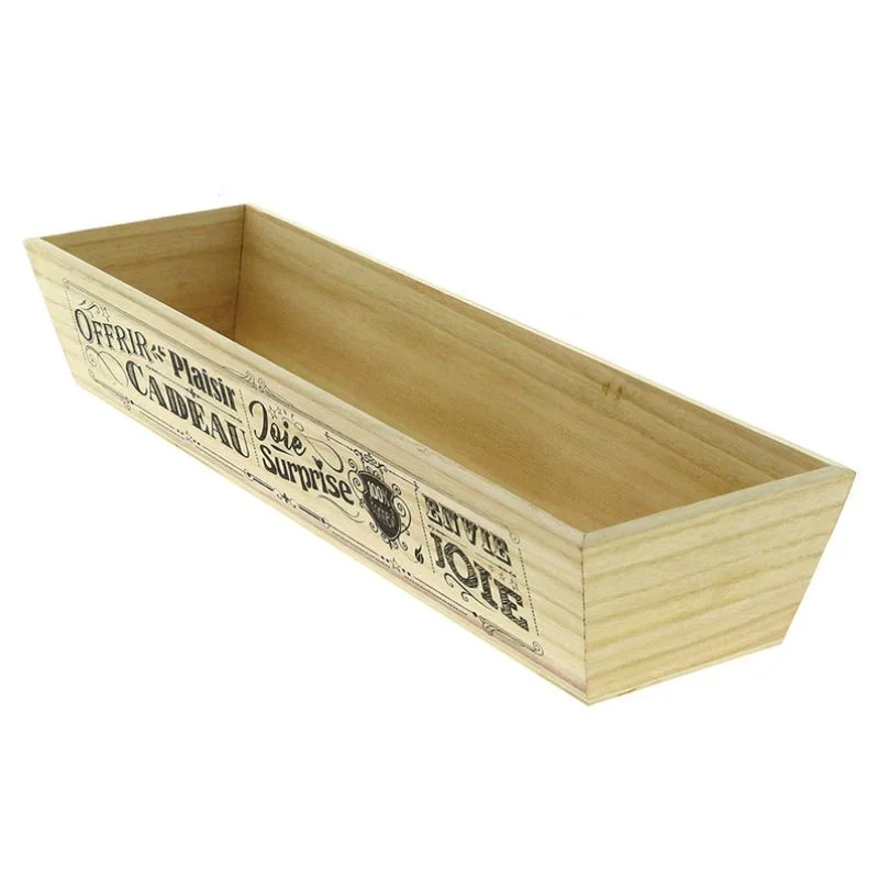 Offre Limitée Corbeille Banneton Rectangle en Bois - 420 x 125 mm