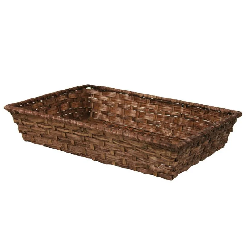 Corbeille Rectangle en Bambou Marron - 330 x 230 mm Marque