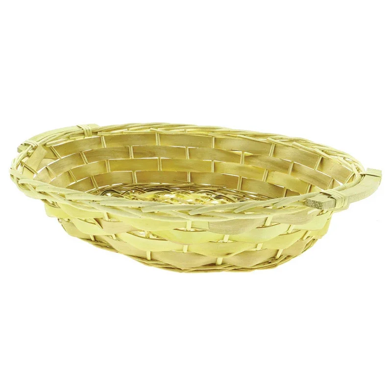 Dernier Modèle Corbeille Ovale Osier Éclisse 580 x 400 mm