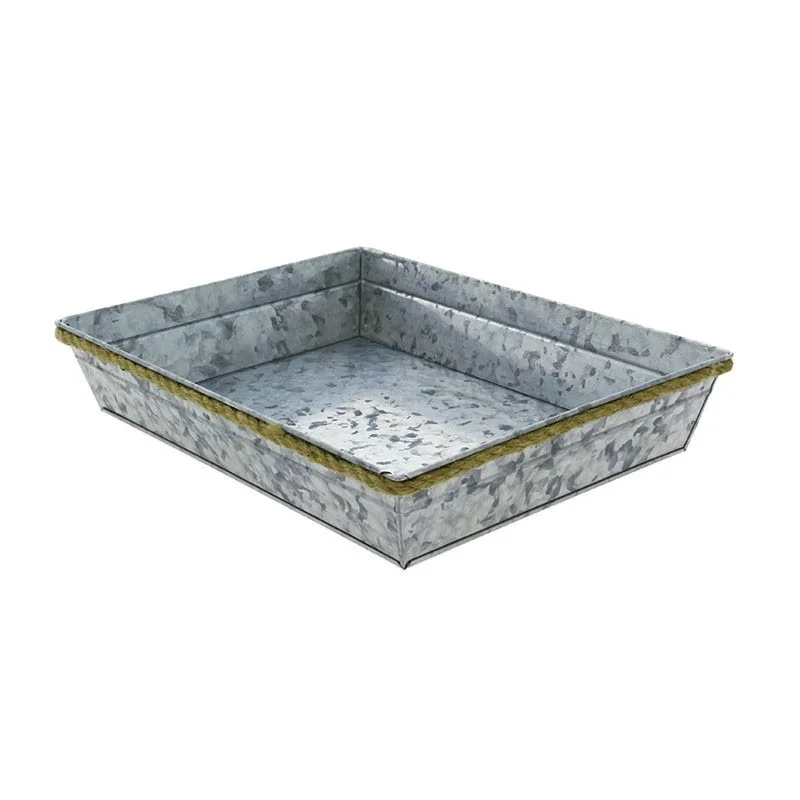 Acheter En Ligne Corbeille Metal Zinky Rectangle GM - 360 x 270 mm