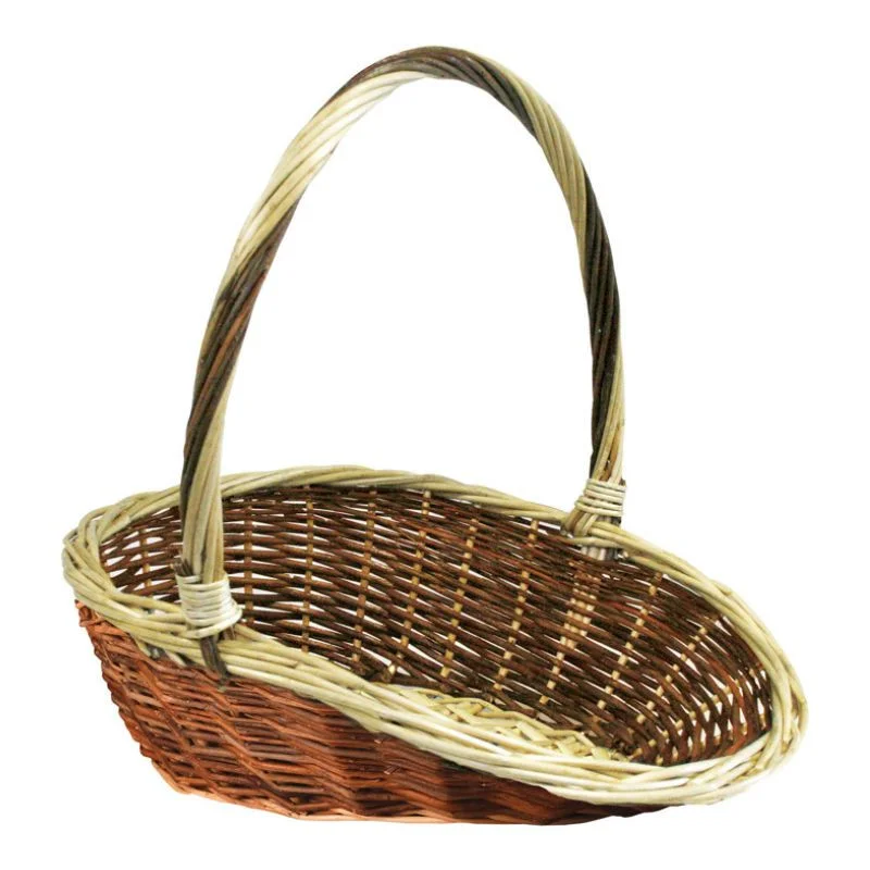 Soldes Corbeille à Fruits Osier Marron 400 x 320 mm