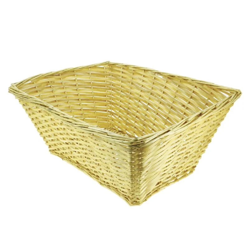 Certifié Corbeille Padang Rectangle Osier sans Anses - 460 x 400 mm