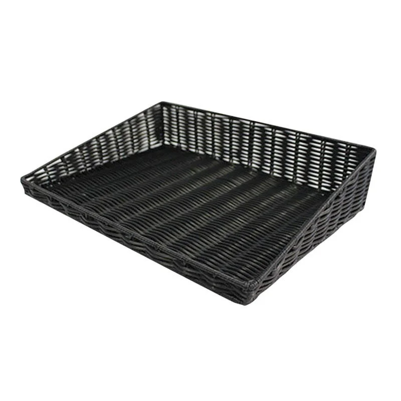 Corbeille Tablette Noire en Polypropylène - L 400 x P 300 mm Achetez Aujourd’hui