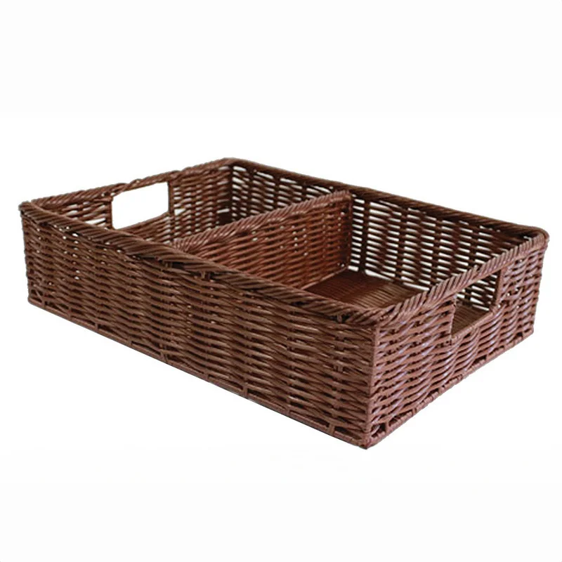 Offre Du Jour Corbeille avec Réglette Amovible - Chocolat - L 400 mm