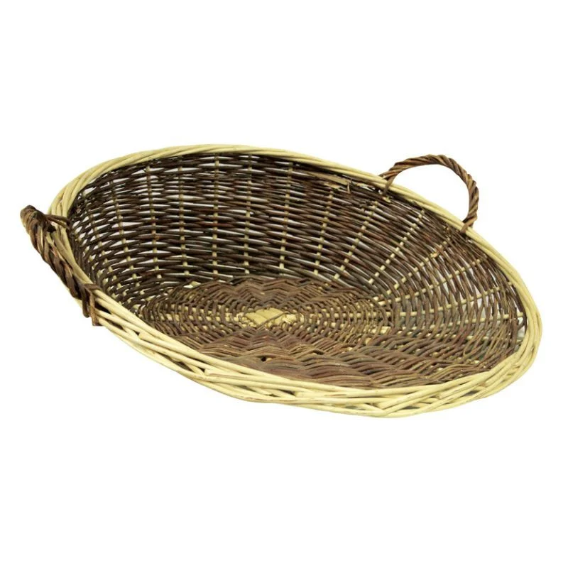 Prix Cassé Corbeille Osier avec Anse Bois Ø 600 mm