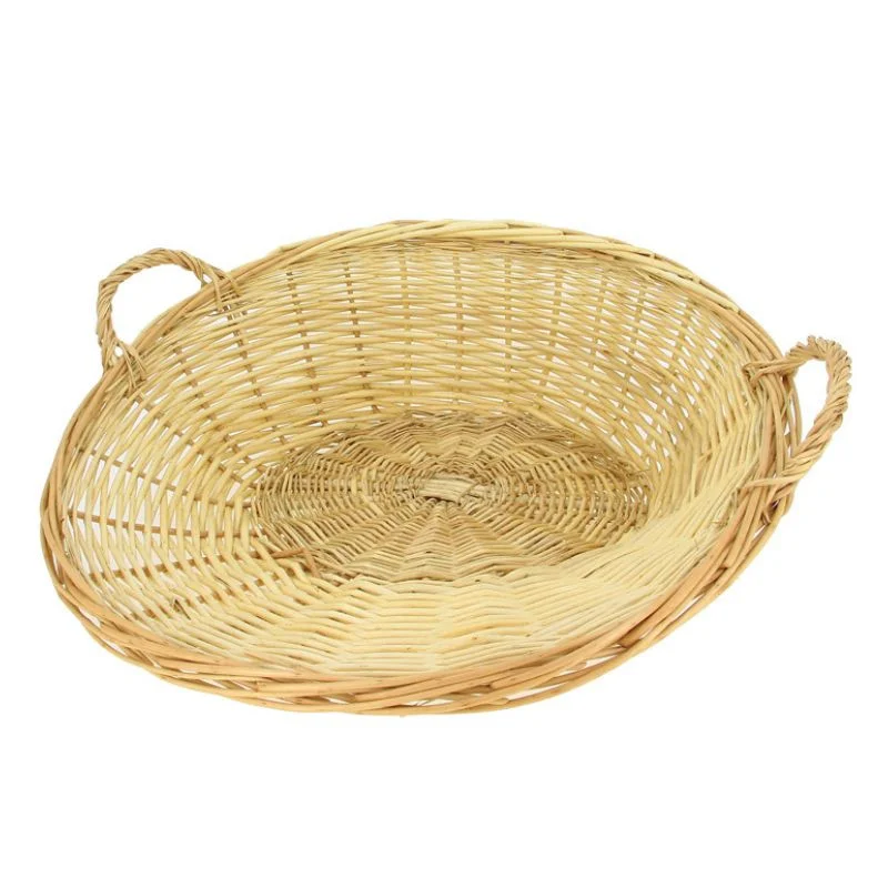 Corbeille Osier avec Anse Bois 560 x 530 mm Certifié