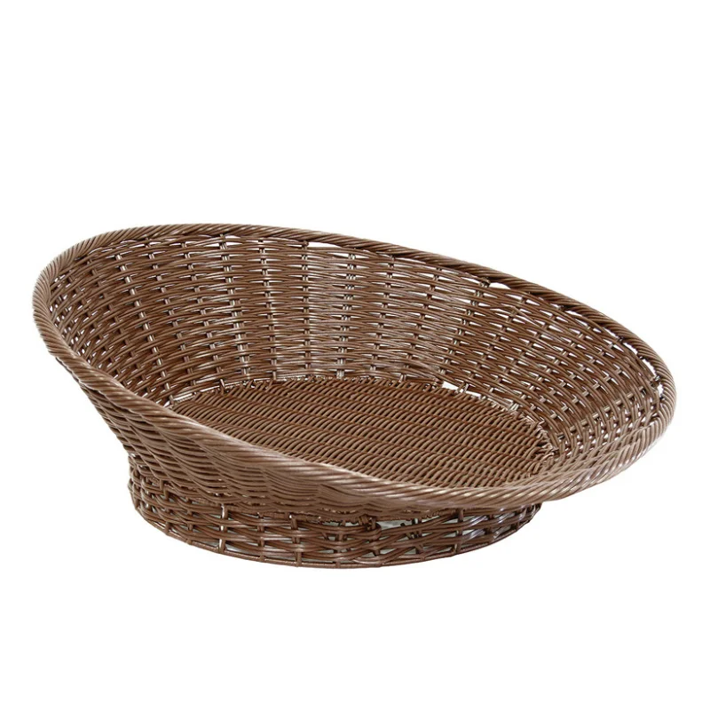 Corbeille Turbo Socle Chocolat en Polypropylène - ⌀ 680 mm Haute Qualité