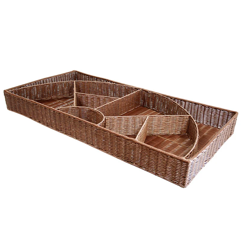 Corbeille Rueda 9 Cases en Polypropylène - Chocolat - L 1200 x P 600 mm Meilleur Prix