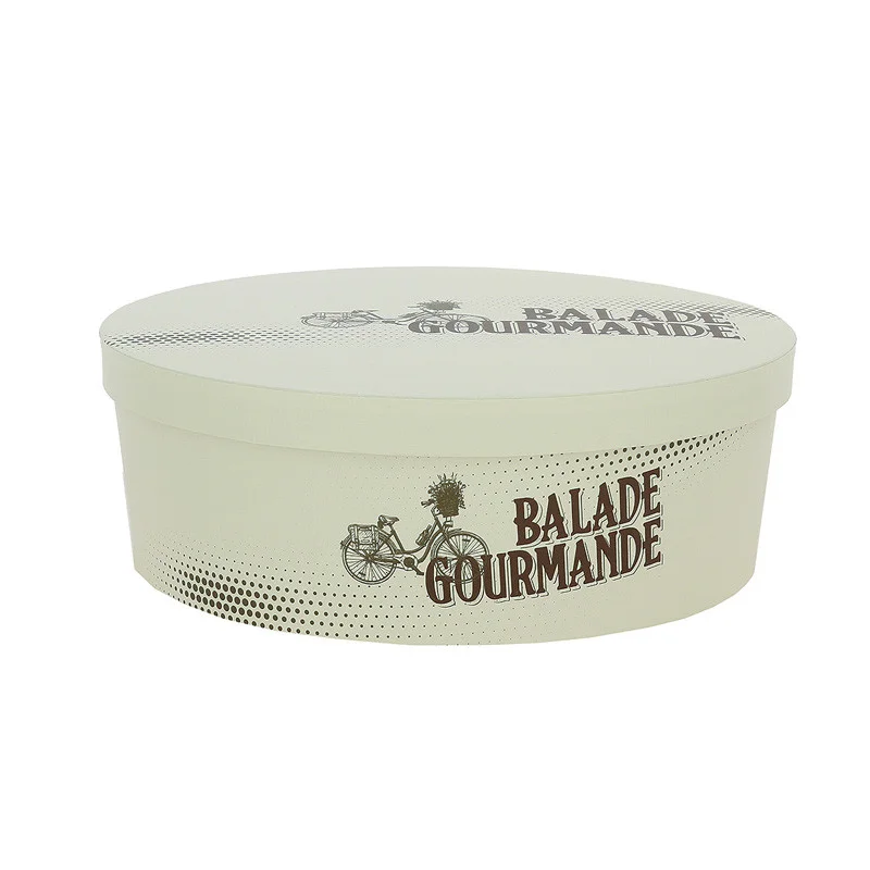 Boîte Ronde Empilable Beige Ø 260 mm Satisfait Ou Remboursé