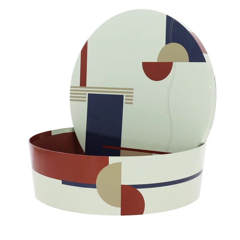 Prix Réduit Boîte Ronde Empilable Beige Ø 330 mm
