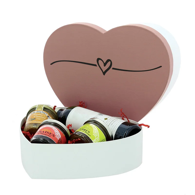 Satisfait Ou Remboursé Boîte Carton Coeur Petit et Moyen Modèle - 260 x 215 mm et 285 x 235 mm