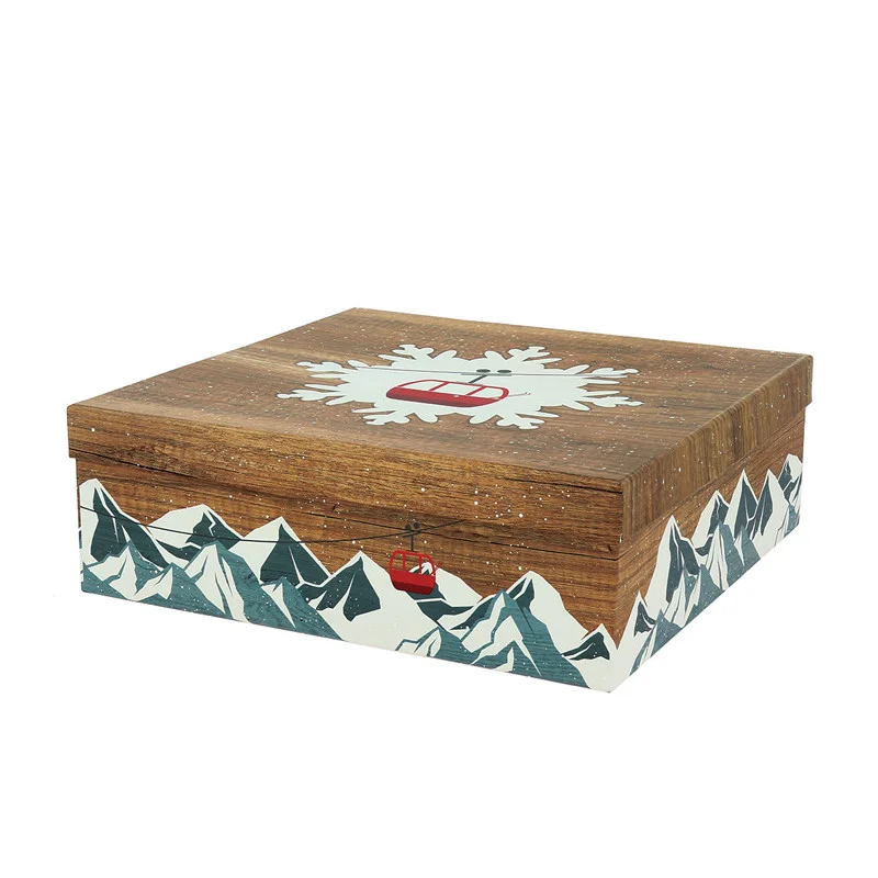 Haute Qualité Boîte Carrée Chalet Moyen et Grand Modèle 35 x 35 et 33 x 33 cm