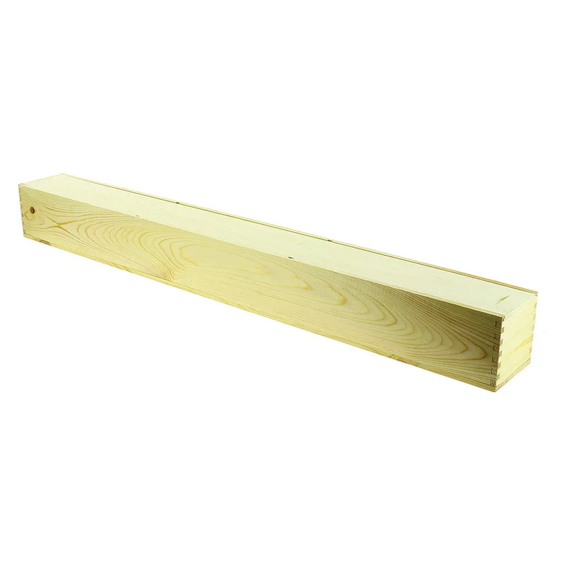 Boîte Rectangle à Glissière en Bois - 3 Cases - 1000 x 105 mm Remise