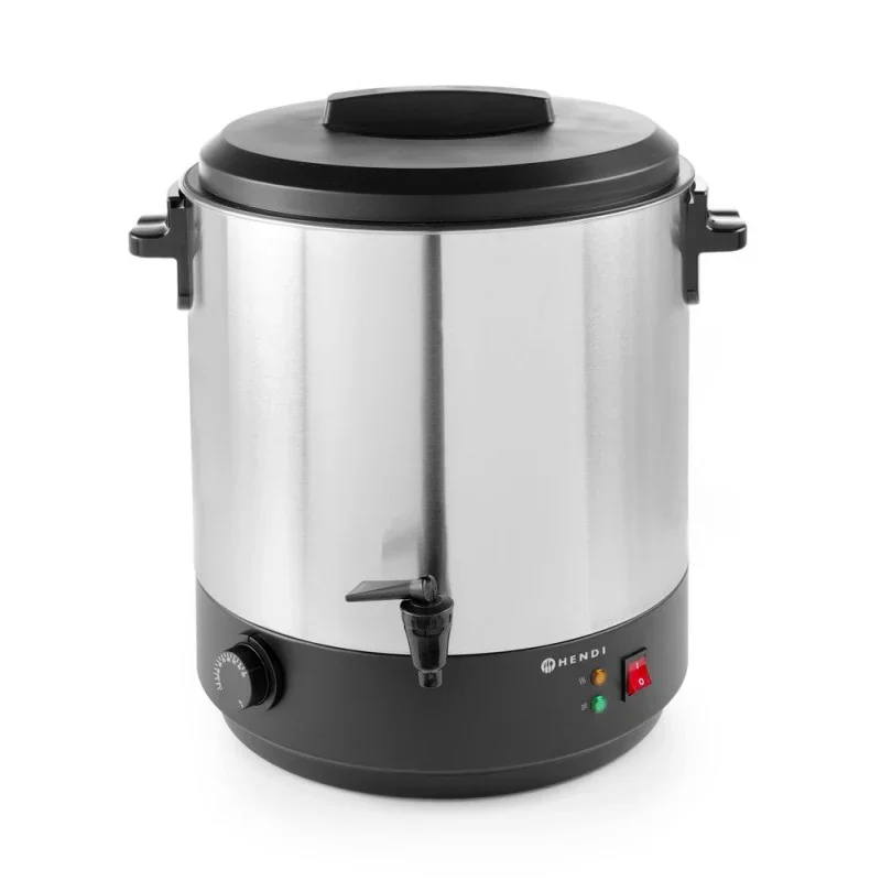 Distributeur de Boissons Chaudes en Inox - 28 L Paiement Sécurisé
