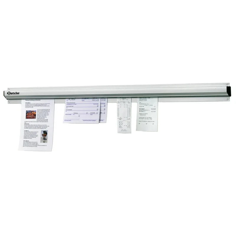 Vente Flash Pince Porte-Fiches Murale Aluminium - 610 mm