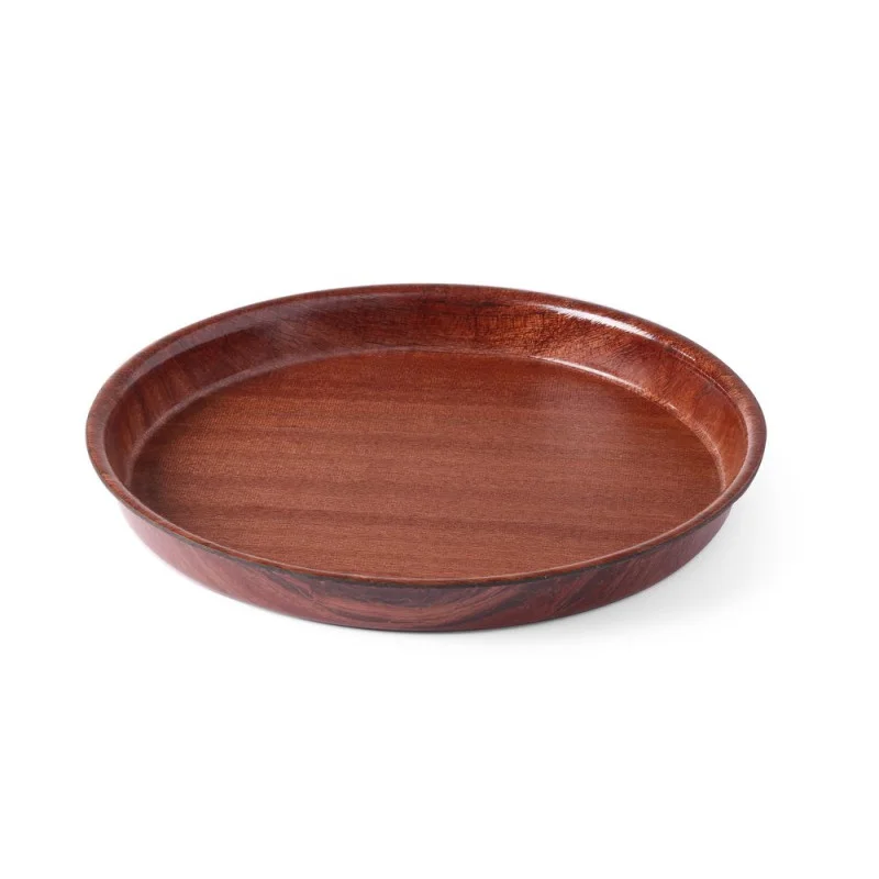 Acheter En Ligne Plateau Woodform Rond à Bord Haut - 420 mm de Diamètre