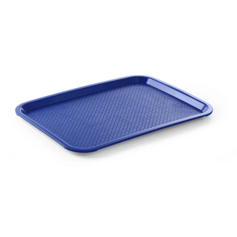 Plateau Rectangulaire Fast-Food Bleu - 415 x 305 mm Populaire