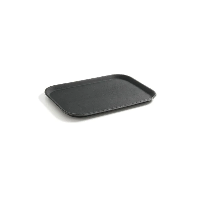 Marque Plateau Rectangulaire en Polypropylène - Noir - 530 x 325 mm